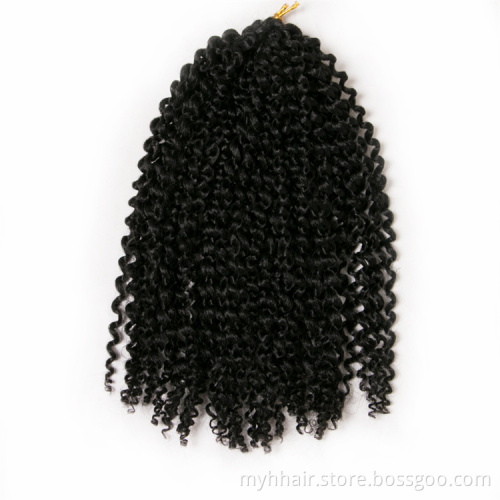 60g/pack synthetic 12 inch curly Braid Ombre braiding hair Extension crochet braids hair Marley Passion Twist